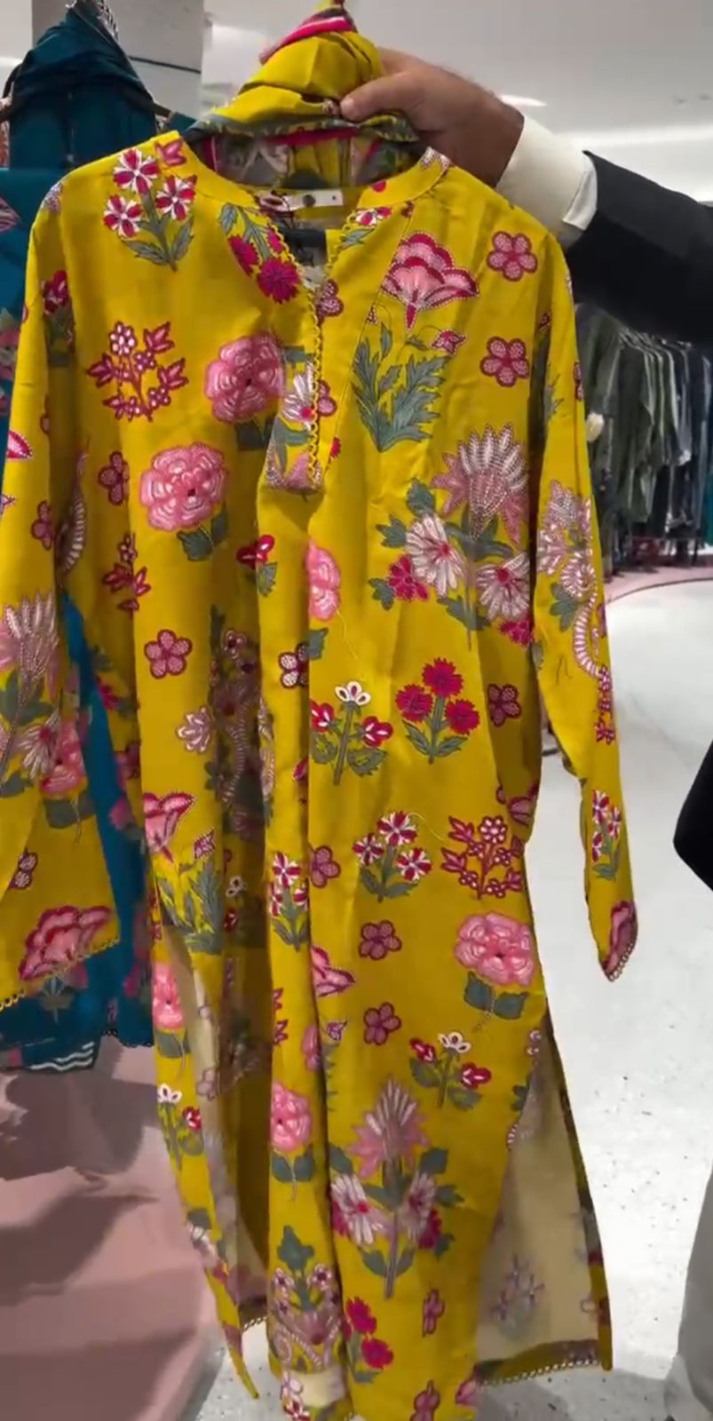 Pack of 3 Winter Khadar Printed Dress