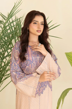 2PC Stitched Printed Crepe Silk Shirt and Trouser RTW-KSTL-208